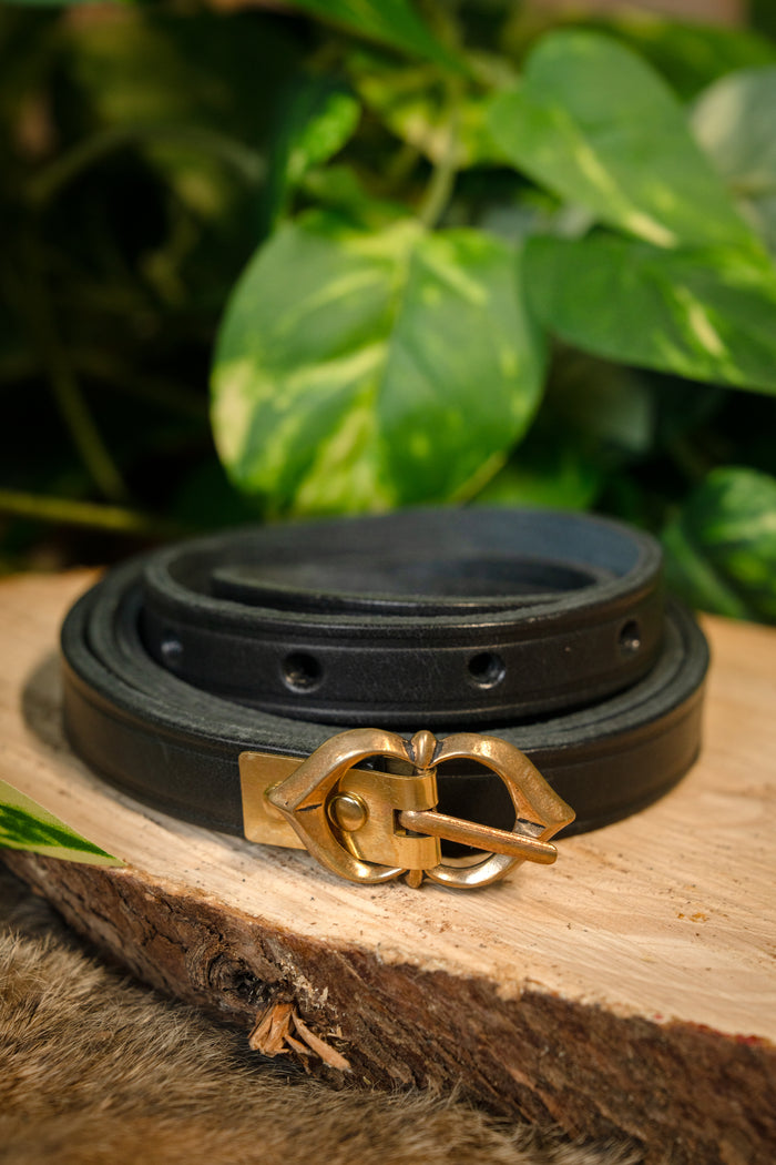 15. årh. bælte Warwick, sort, 151 cm