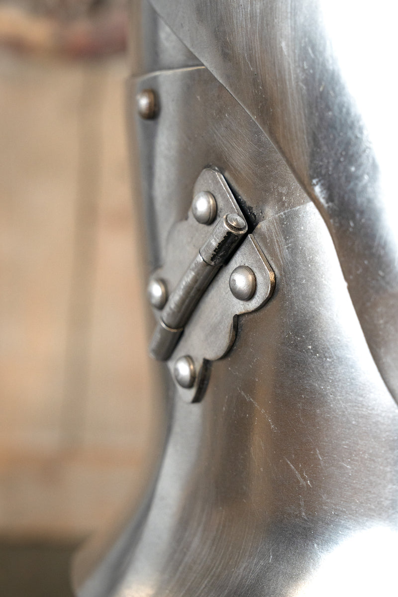 Große Bascinet aus dem 14. Jahrhundert, battle-ready, 1,6 mm