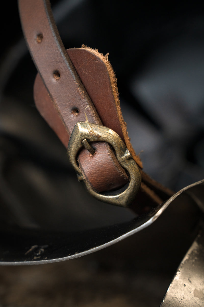 Große Bascinet aus dem 14. Jahrhundert, battle-ready, 1,6 mm