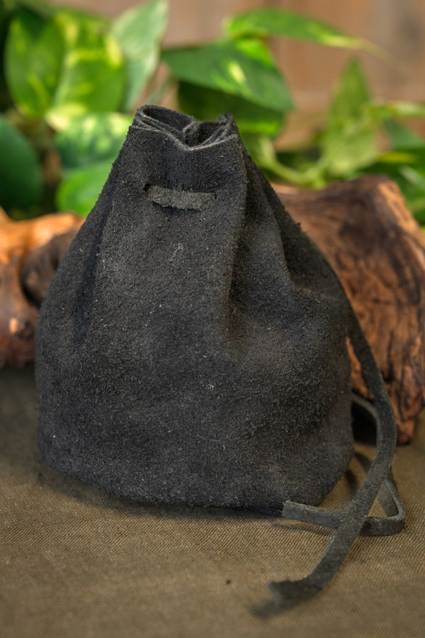 Bolsa de couro, preta