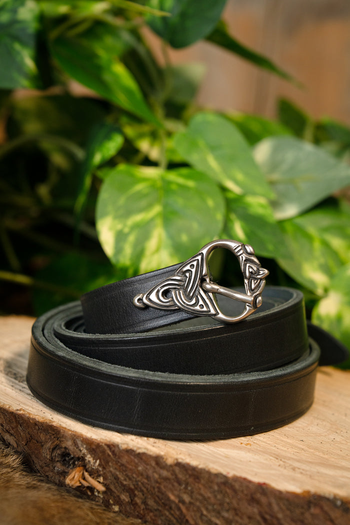 9th century Viking belt, silvered, 165 cm