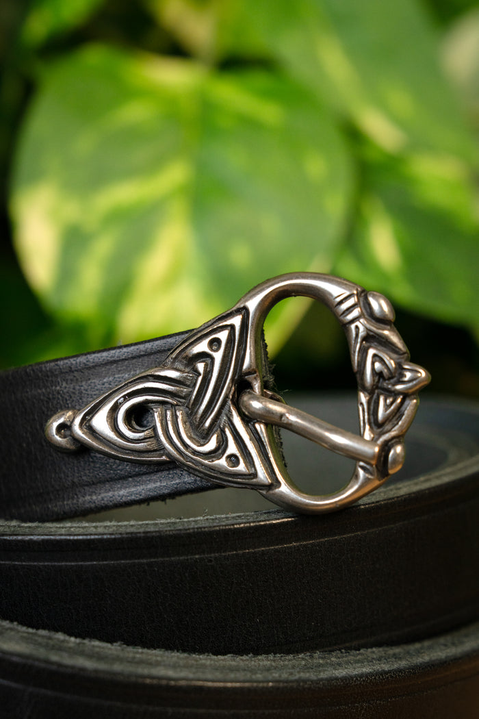 9th century Viking belt, silvered, 165 cm