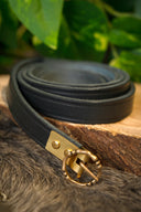 15. århundredes bælte Anjou, sort, 150 cm