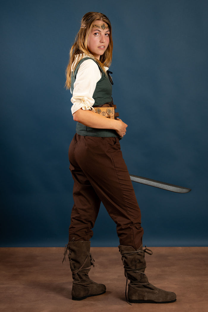 Dames broek Kerga, bruin