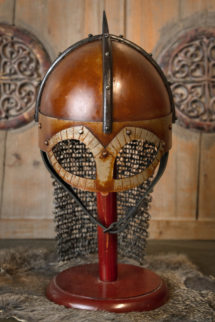 Donkere Gjermundbuhelm, 2 mm (battle-ready)