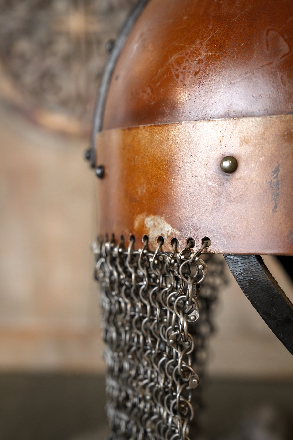 Ciemny hełm Gjermundbu, 2 mm (battle-ready)