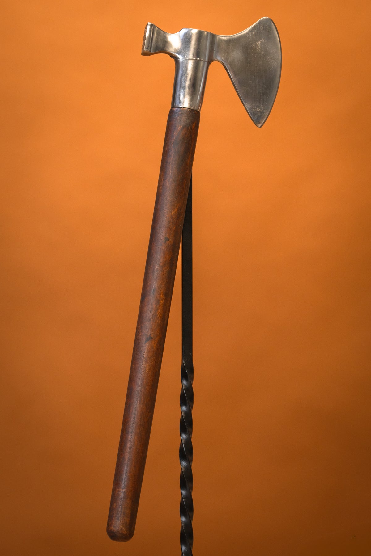 13th century battle ax with hammer blade, Maciejowski Bible, semi-sharp