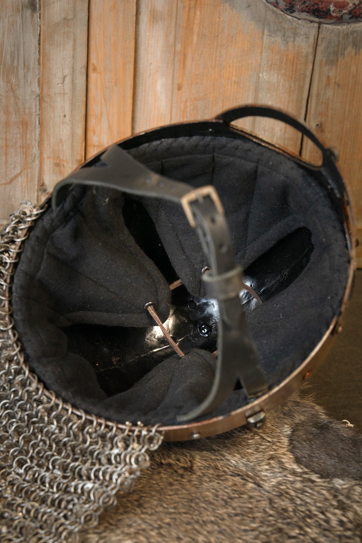 Ciemny hełm Gjermundbu, 2 mm (battle-ready)