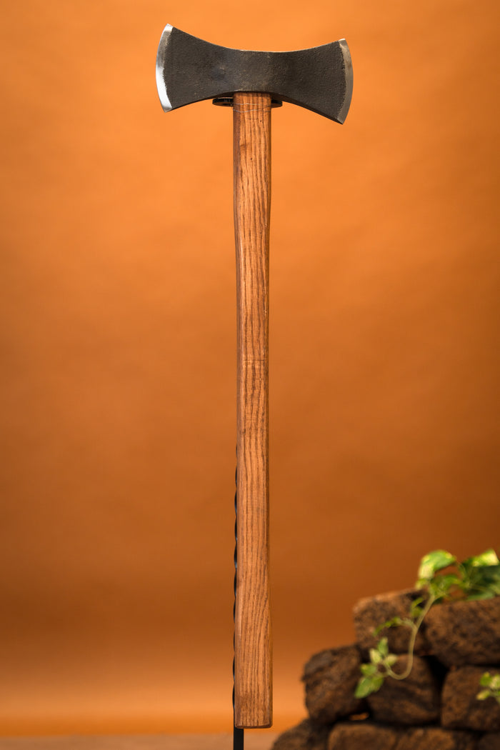 Dobbelt vikingøkse, sløv (battle-ready)