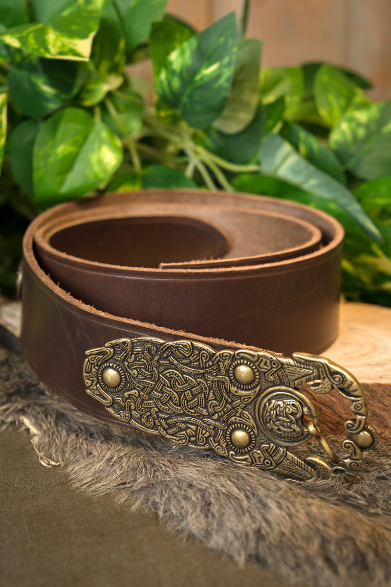 Angelsaksische riem Sutton Hoo, bruin