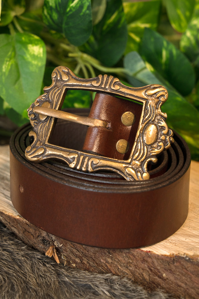 Piratenriem Nassau, bruin, 148 cm