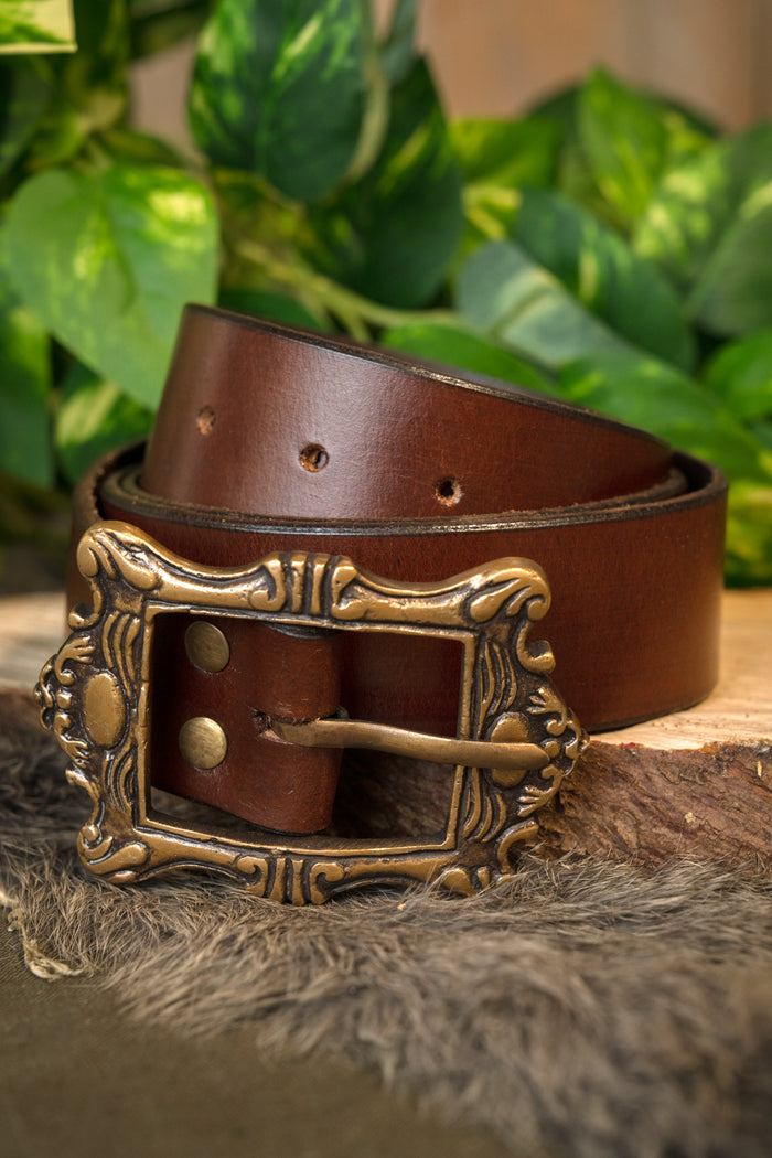 Piratenriem Nassau, bruin, 148 cm