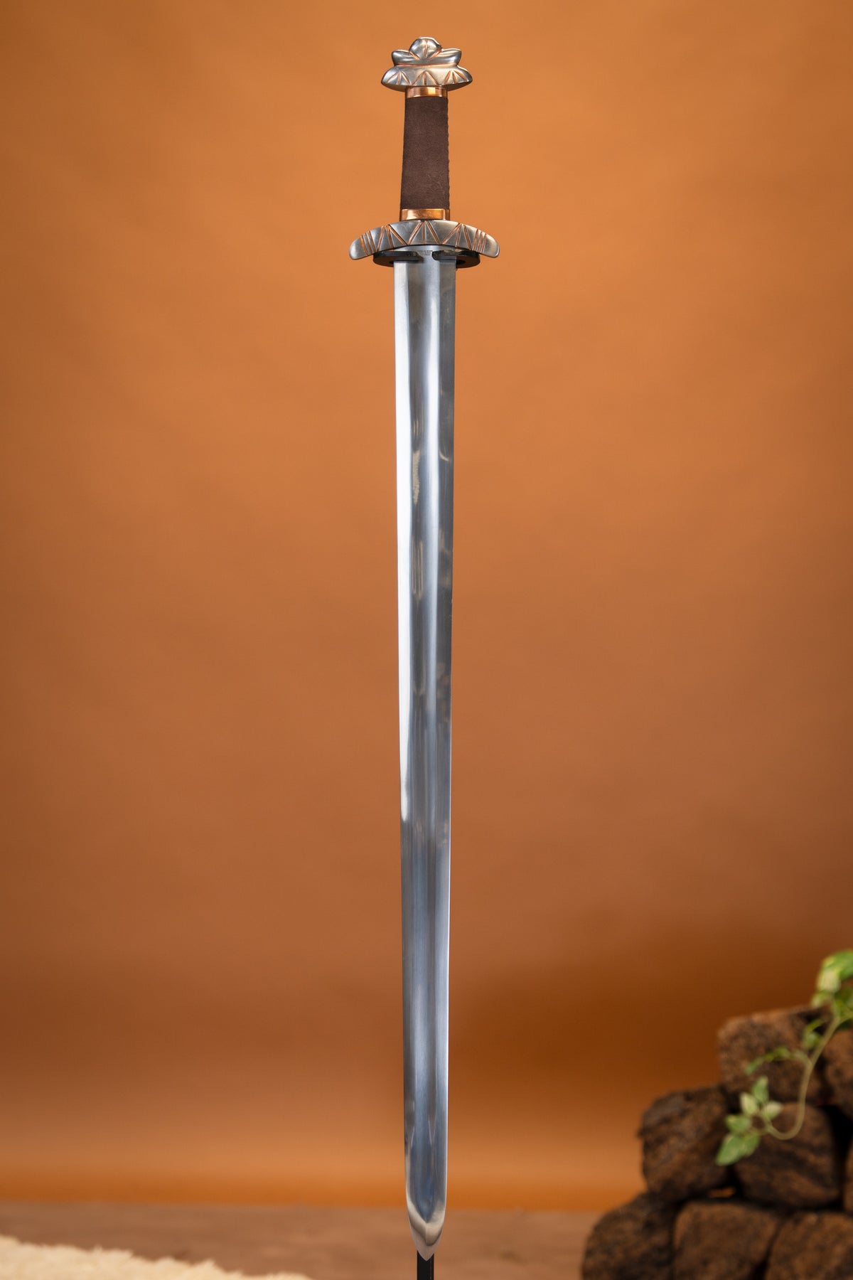 Wikingerschwert Olaf von Norwegen, halb scharf