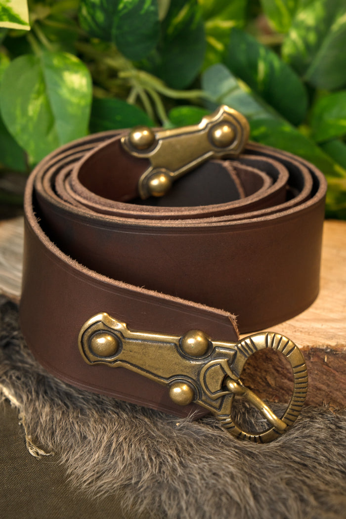 Germaanse riem, 6e eeuws, bruin