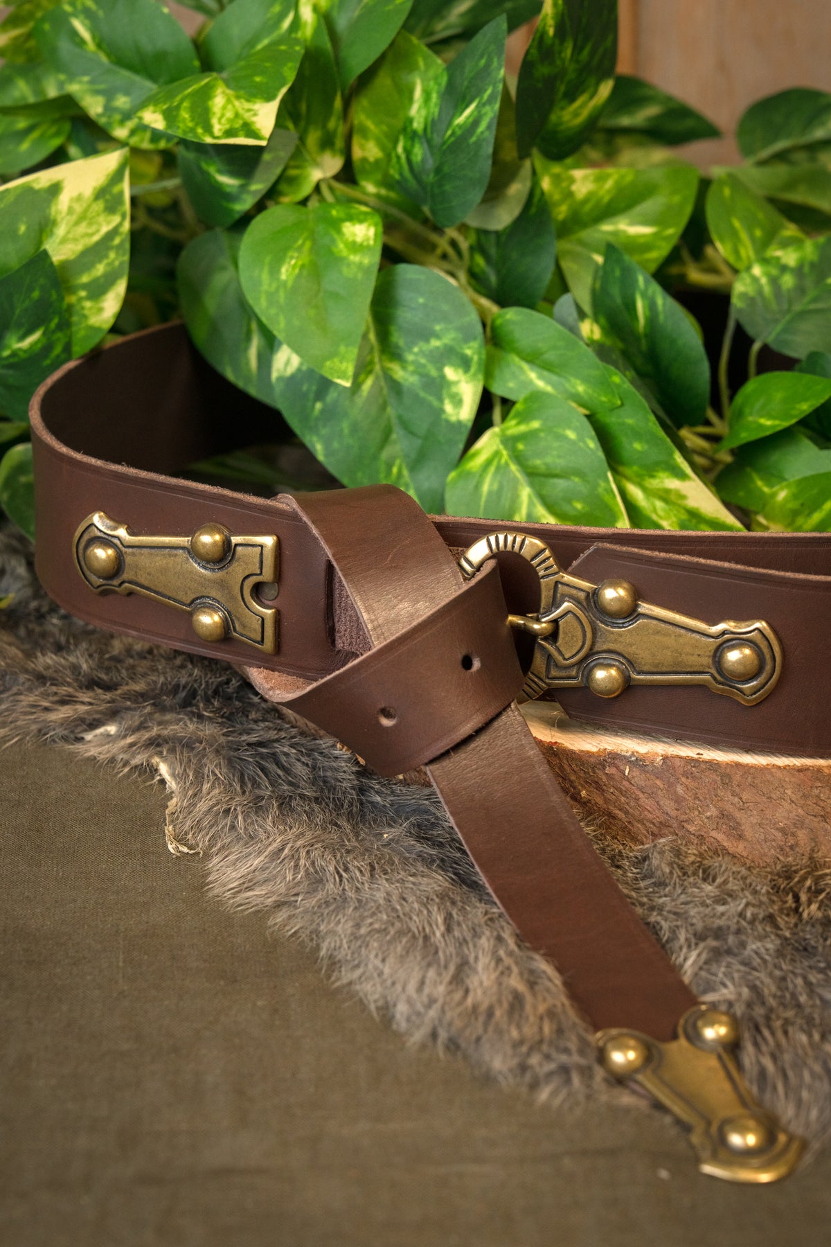 Germansk bælte, 6. århundrede, brunt