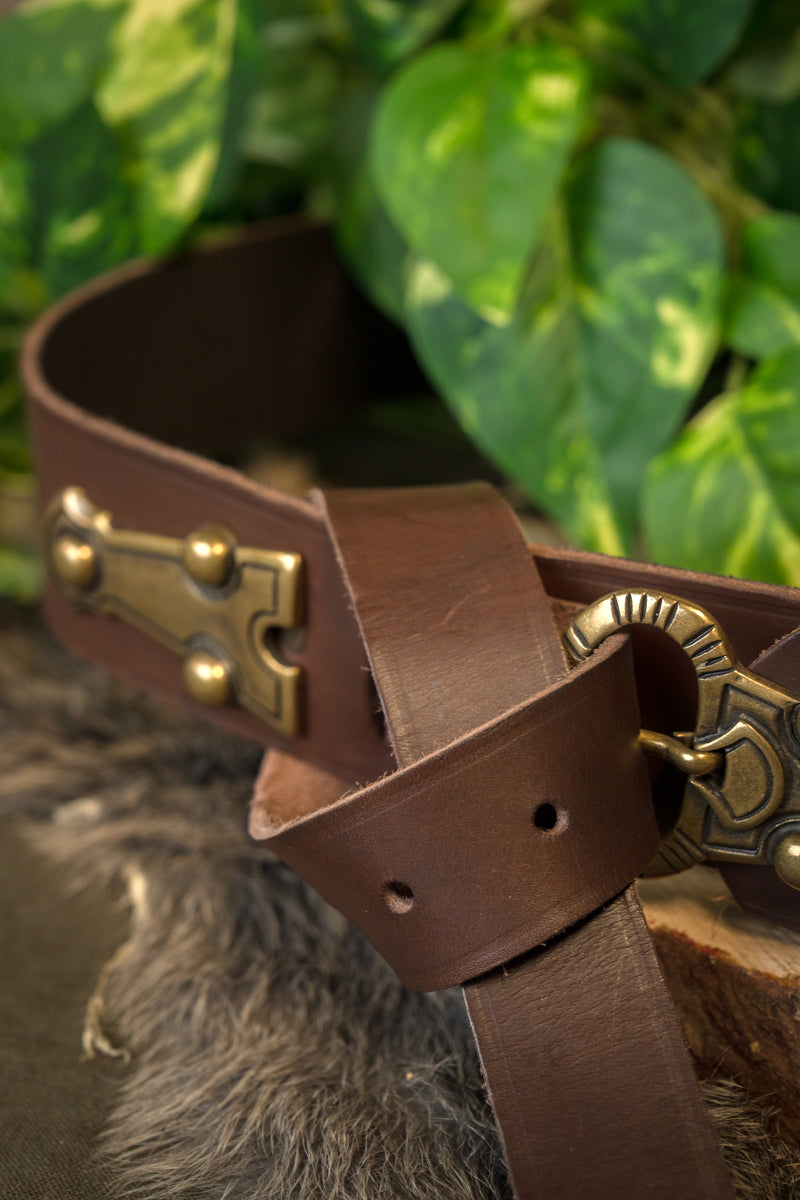 Germaanse riem, 6e eeuws, bruin