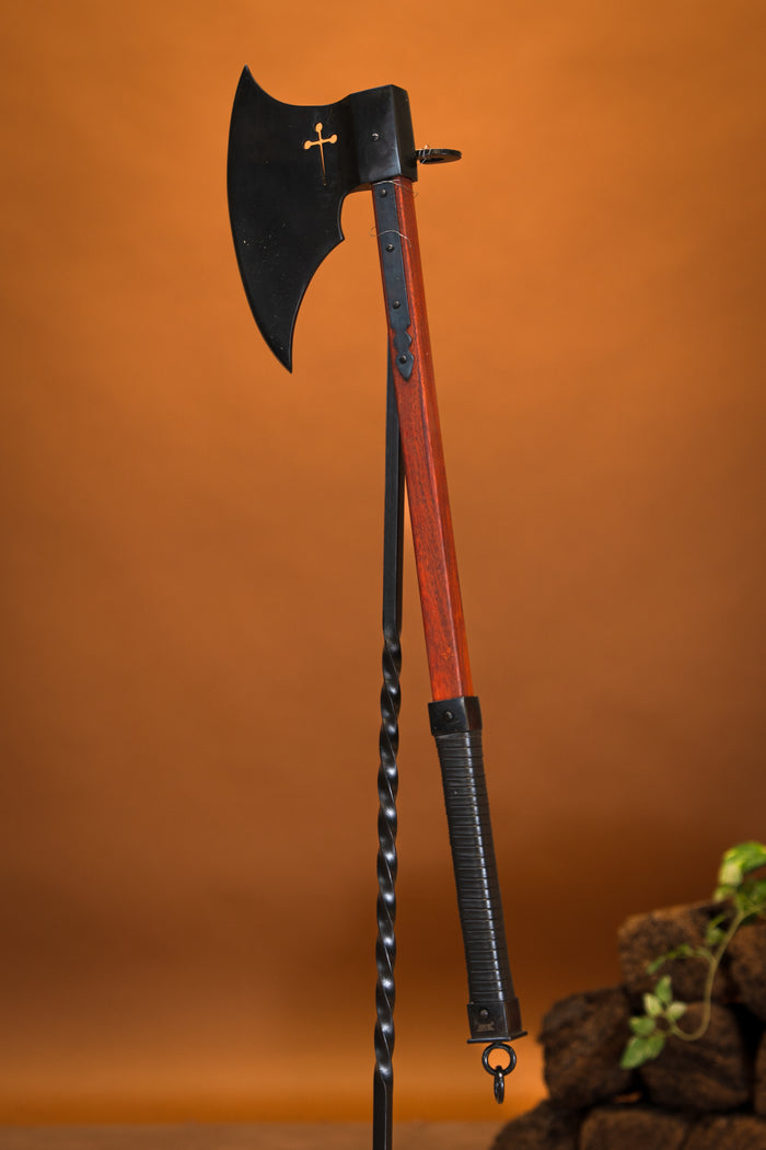 Late medieval battle axe, semi-sharp