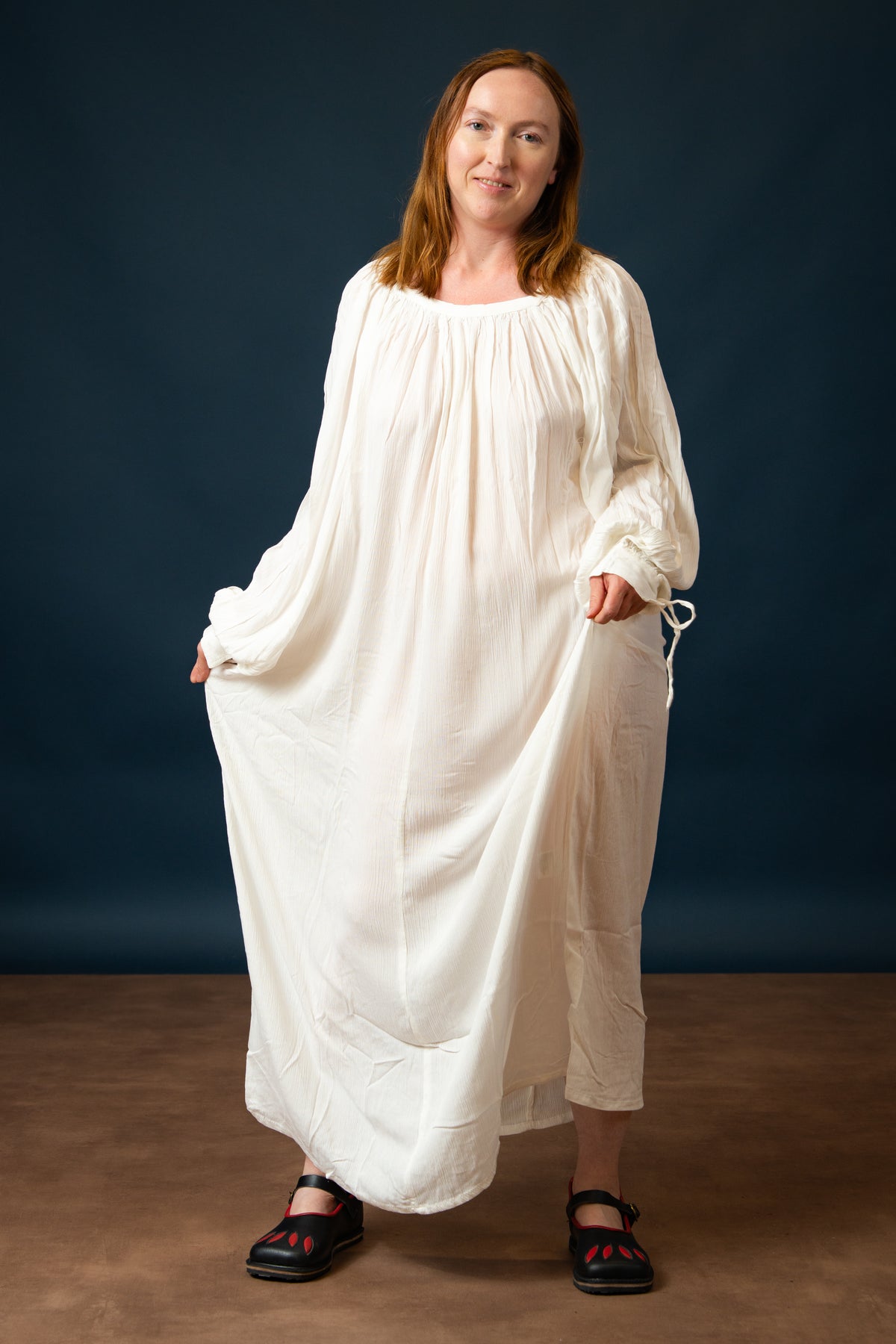 Chemise Giulia, viskóza, přírodní