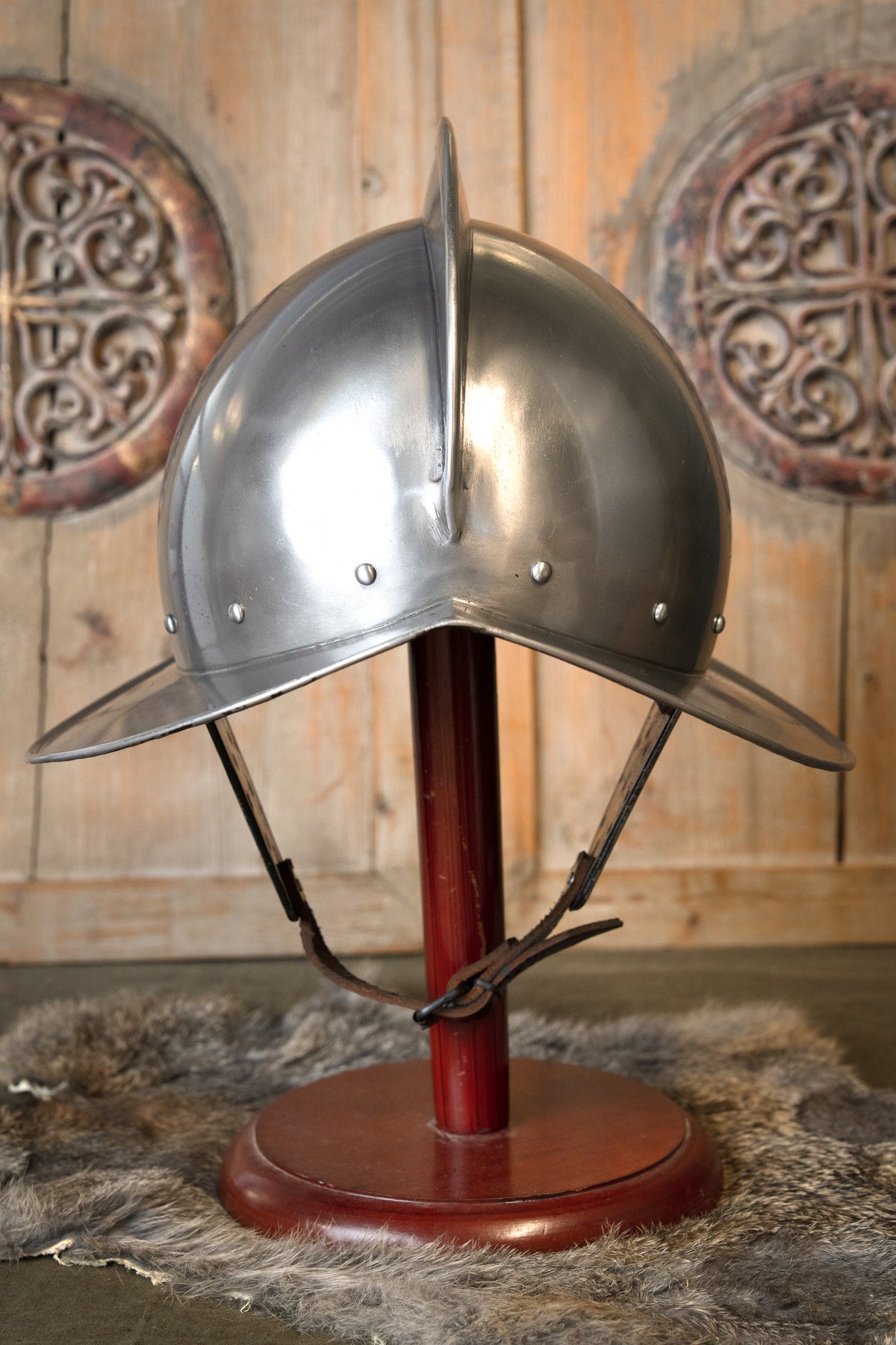 Morion med fjerholder, 1–1,2 mm