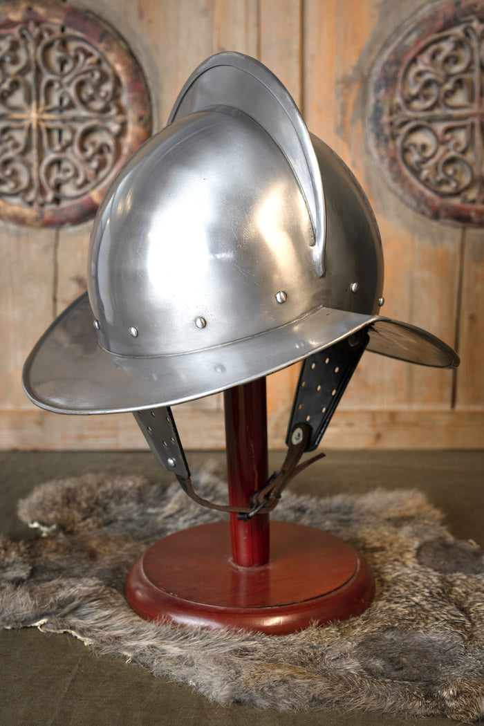 Morion med fjerholder, 1–1,2 mm