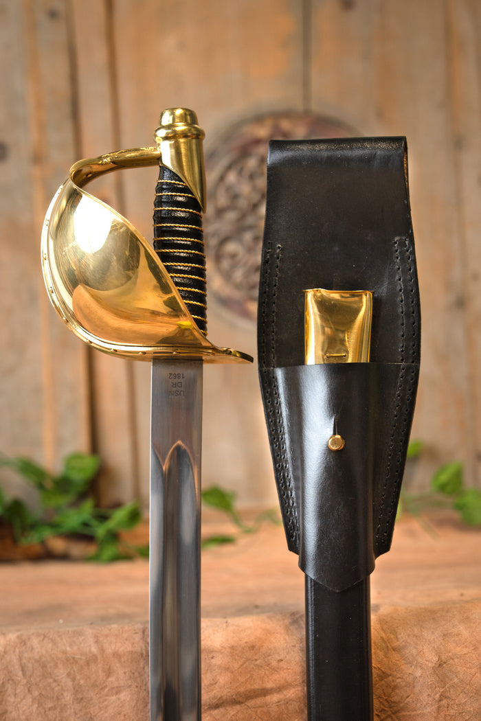 Amerykański cutlass z czasów wojny secesyjnej, półostry