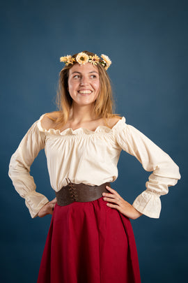 Renaissance blouse Elizabeth, cream