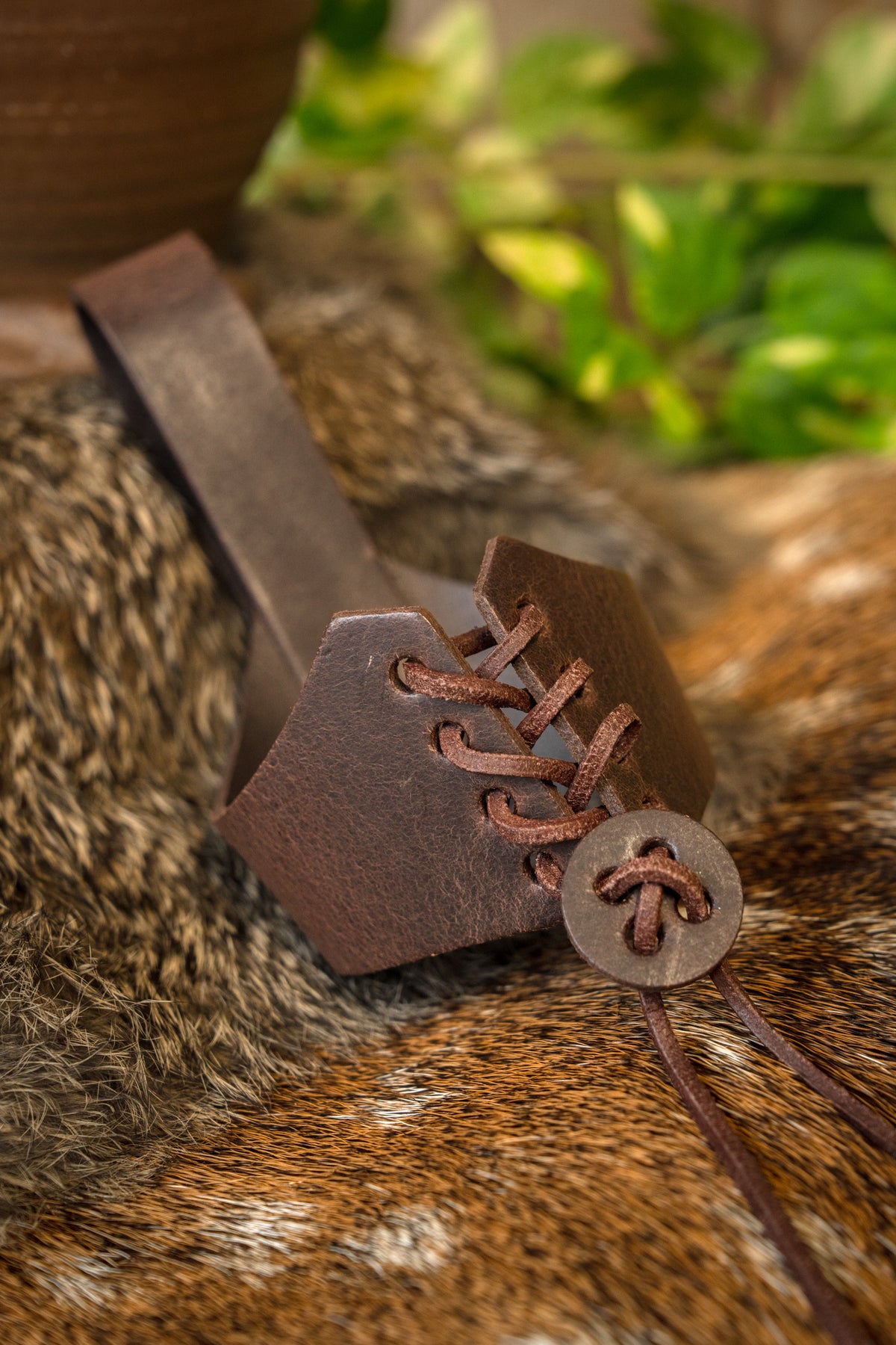 Dryckeshornshållare Argast, brun, M