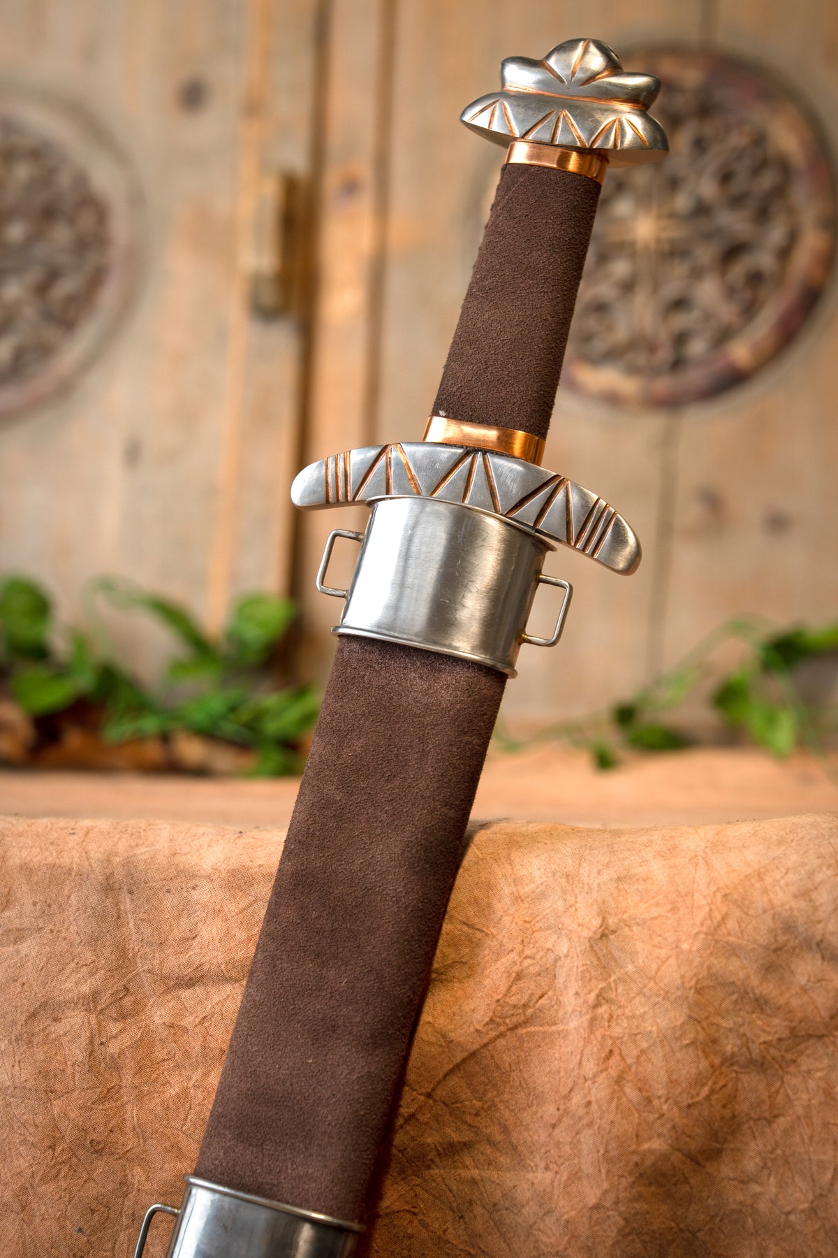 Wikingerschwert Olaf von Norwegen, halb scharf