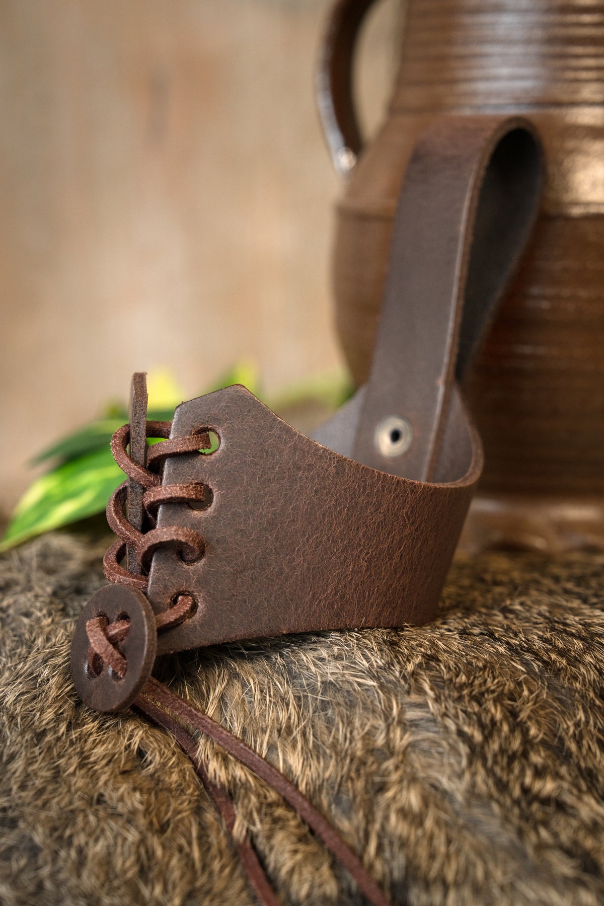 Dryckeshornshållare Argast, brun, M