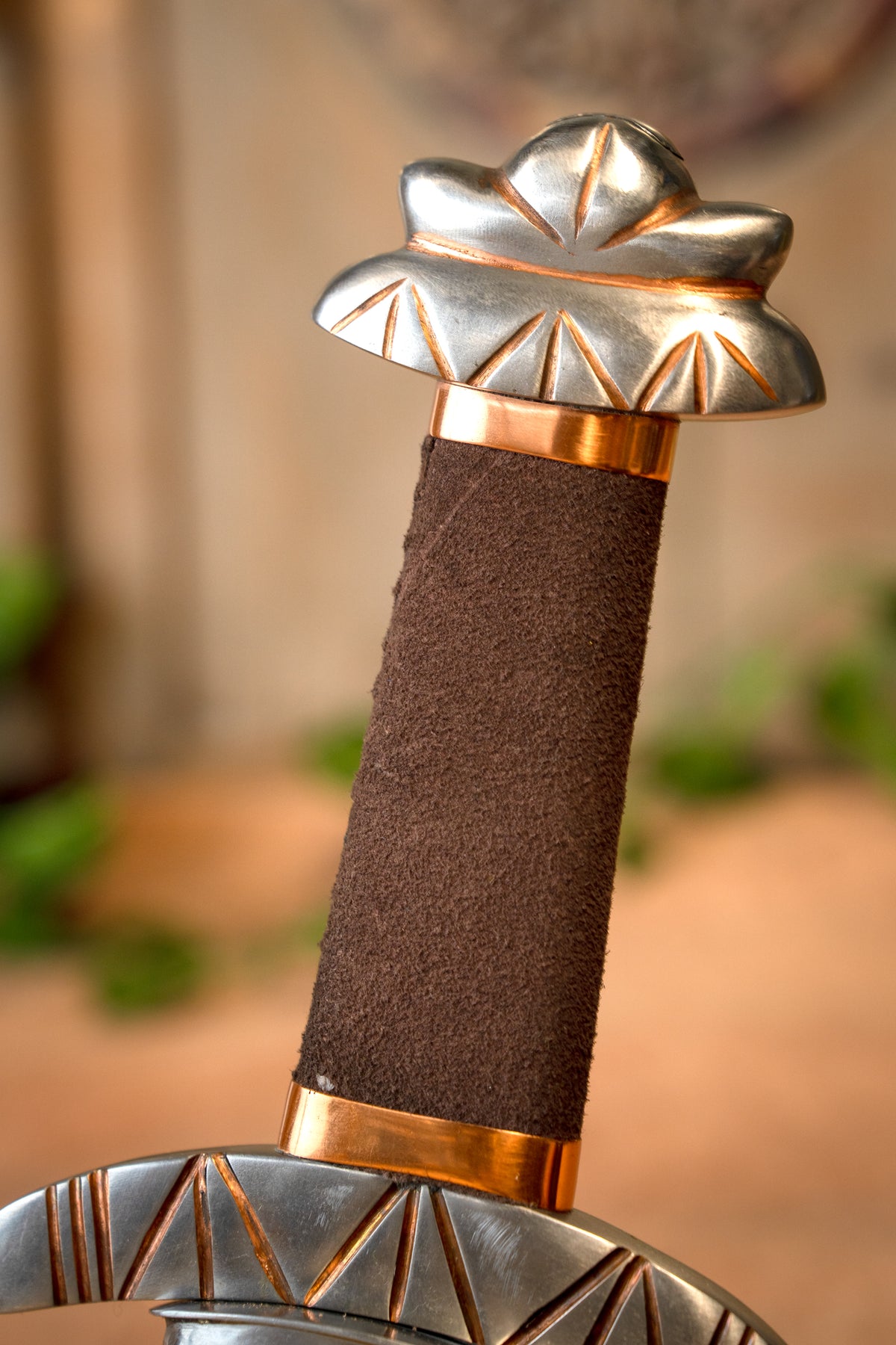 Wikingerschwert Olaf von Norwegen, halb scharf