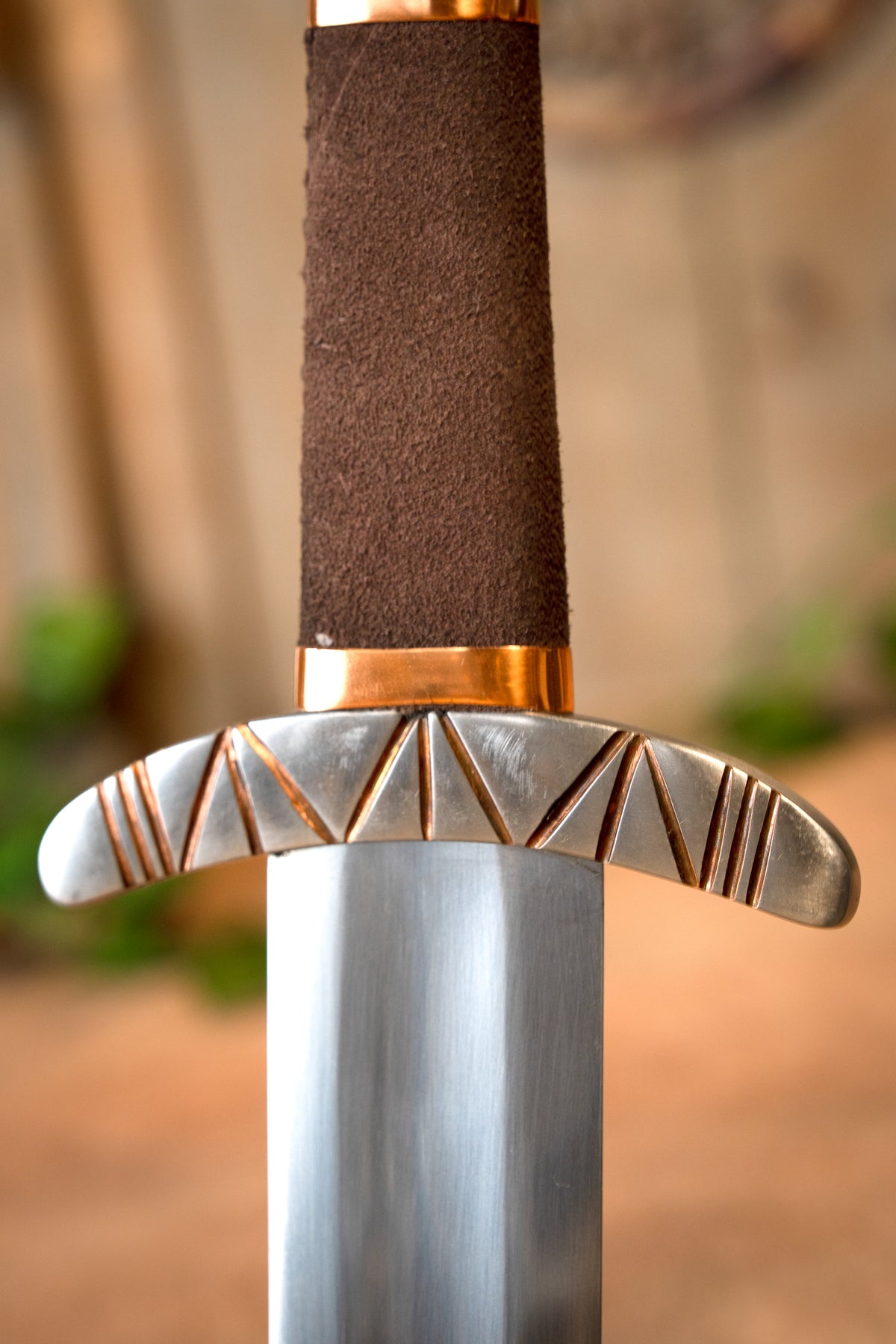 Wikingerschwert Olaf von Norwegen, halb scharf