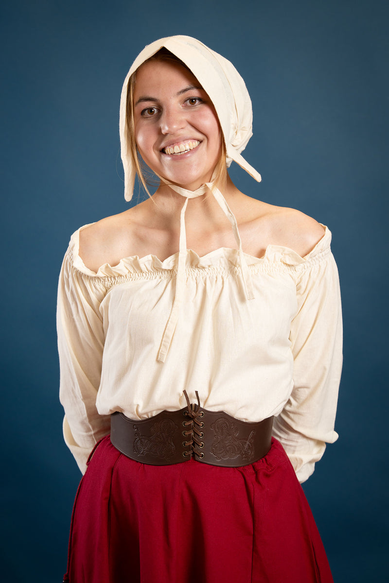 Renaissanceblouse Elizabeth, crème