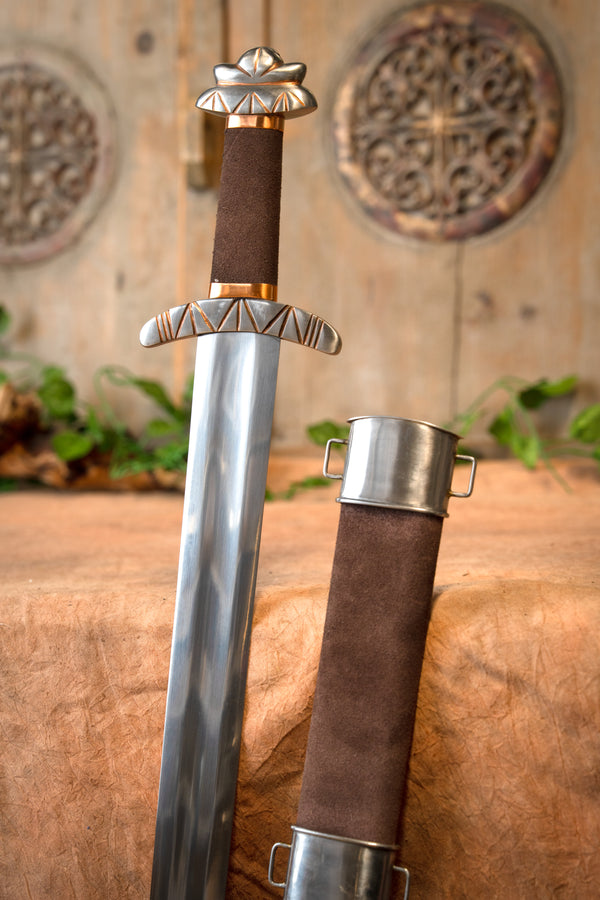 Espada viking Olaf da Noruega, semi-afiada