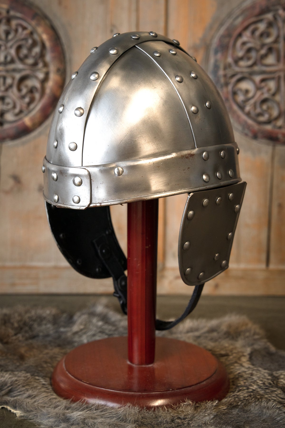 Vikingehjelm Blacwin, poleret, 1–1,2 mm