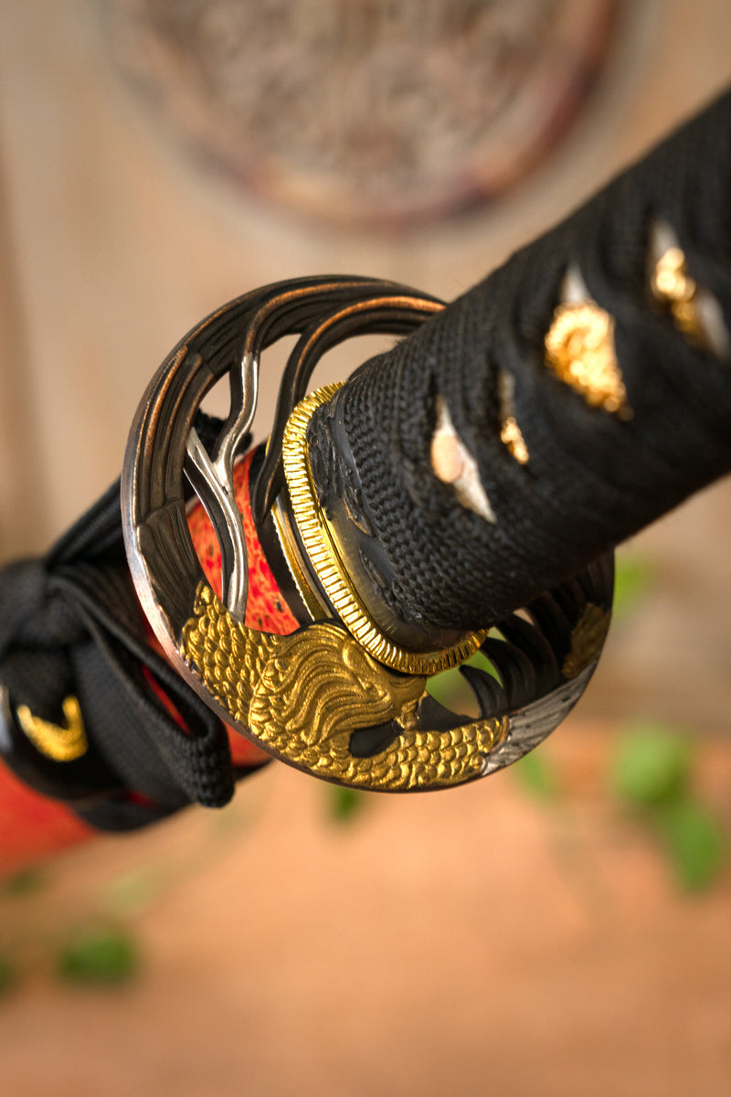 Katana Kujaku, semi-tranchant