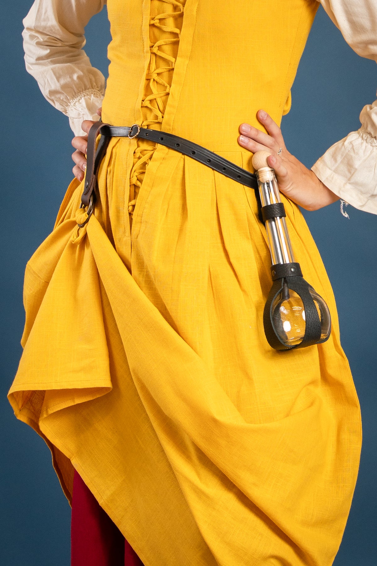 Glasflaska för festivaler