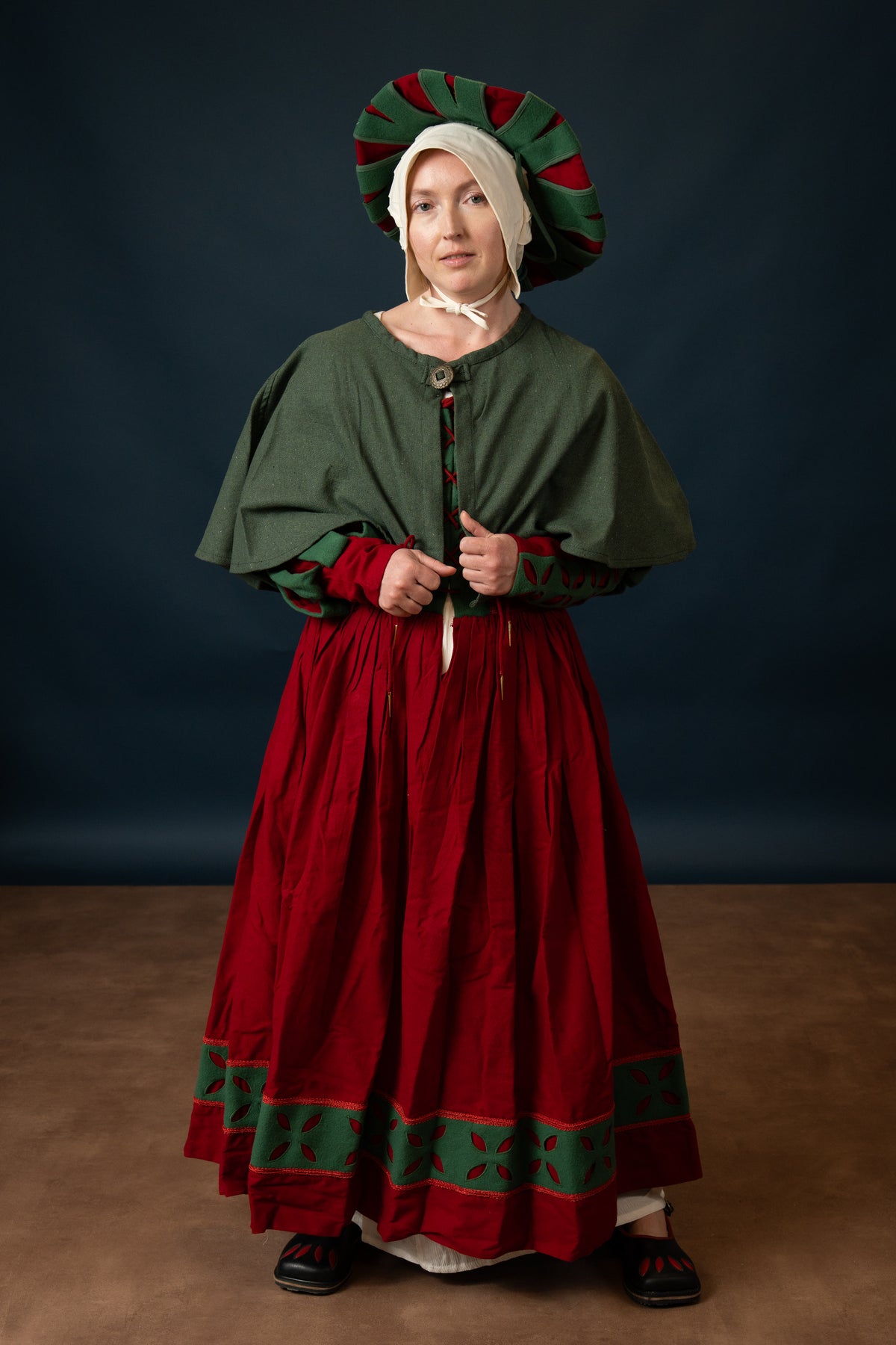 Pelerine Bronze, verde