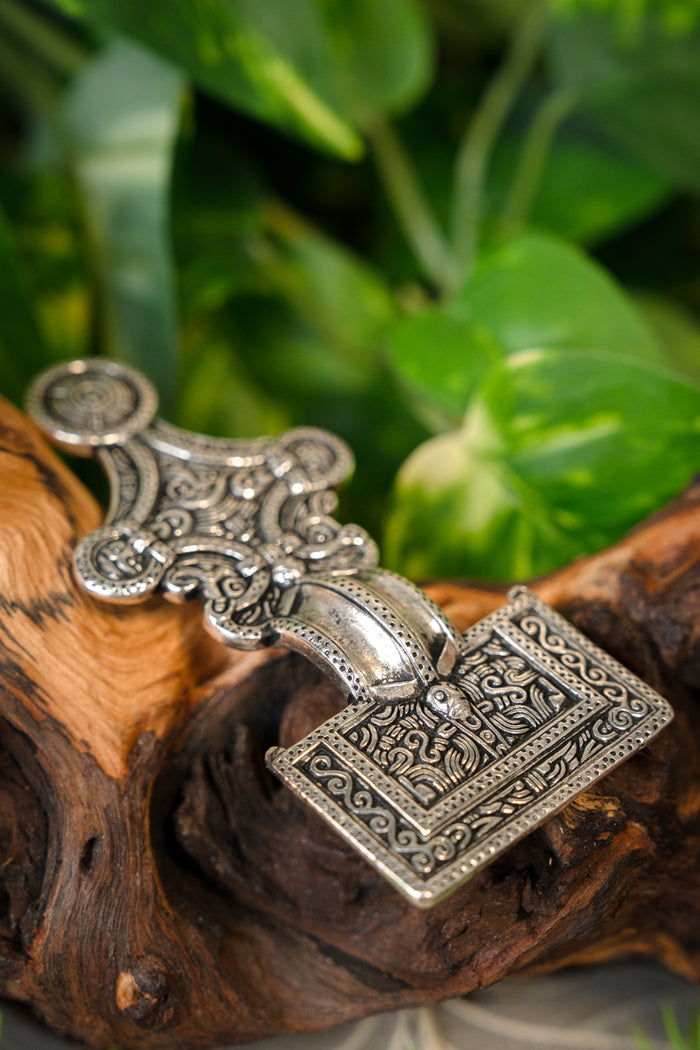 Anglo-Saxon fibula Isle of Wight, silvered bronze