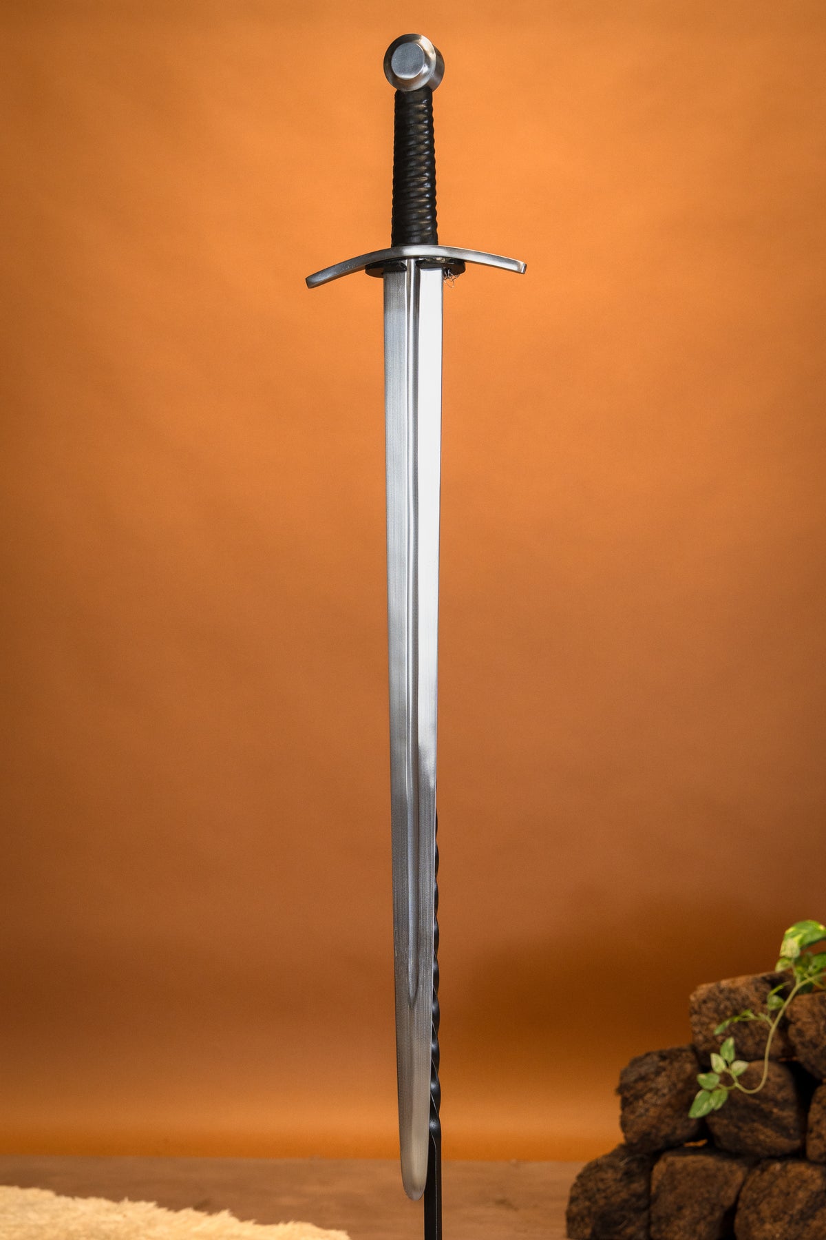 English battle sword, blunt (battle-ready)