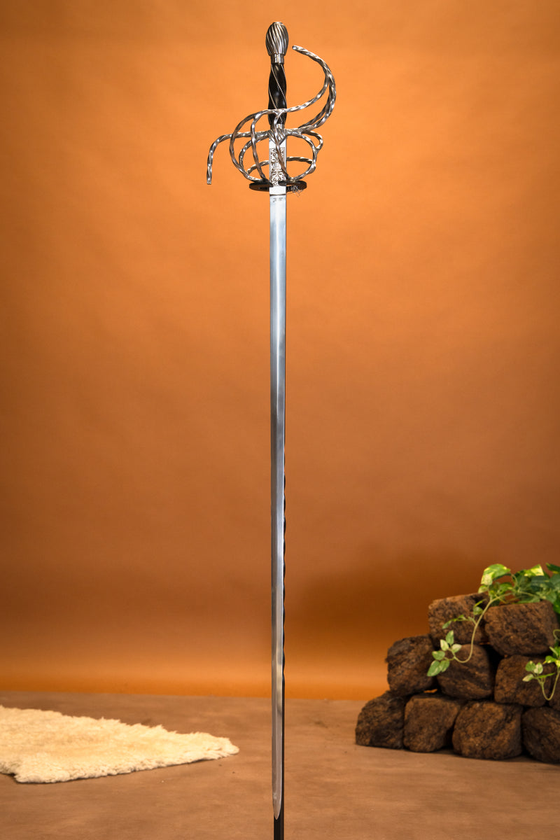 Brandenburg rapier with engravings, semi-sharp