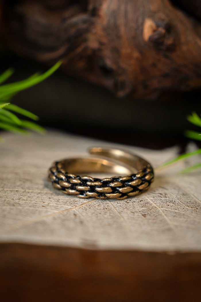 Wikinger Ring aus dem 9. bis 10. Jahrhundert, Bronze