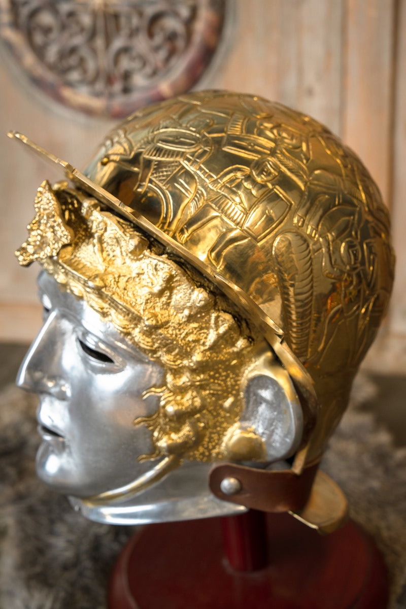 Roman sports helmet with larva mask, 1.3 mm