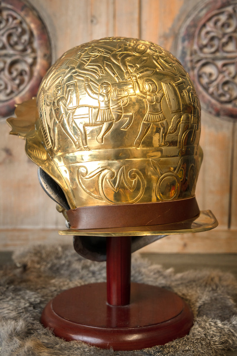 Roman sports helmet with larva mask, 1.3 mm