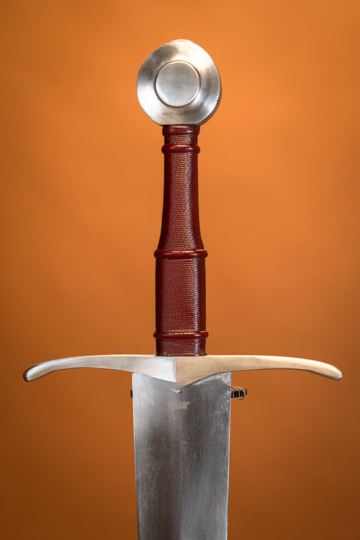 Mittelalterliches Bastardschwert Arbedo, 1350–1400, scharf