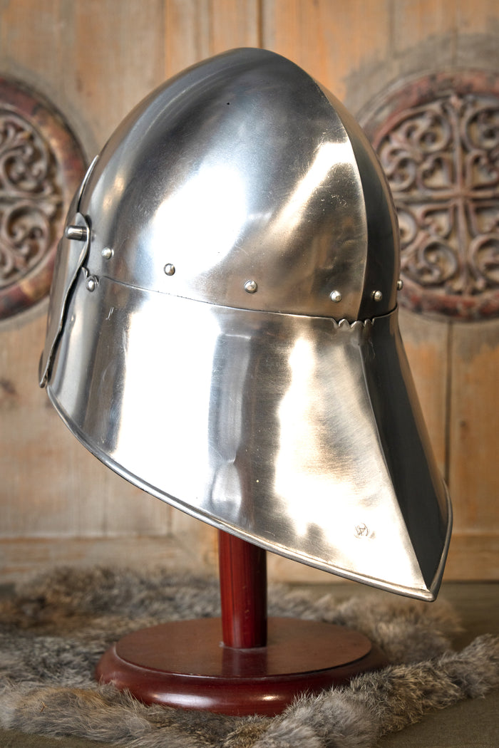 Tysk sallet Nürnberg, 2 mm (battle-ready)