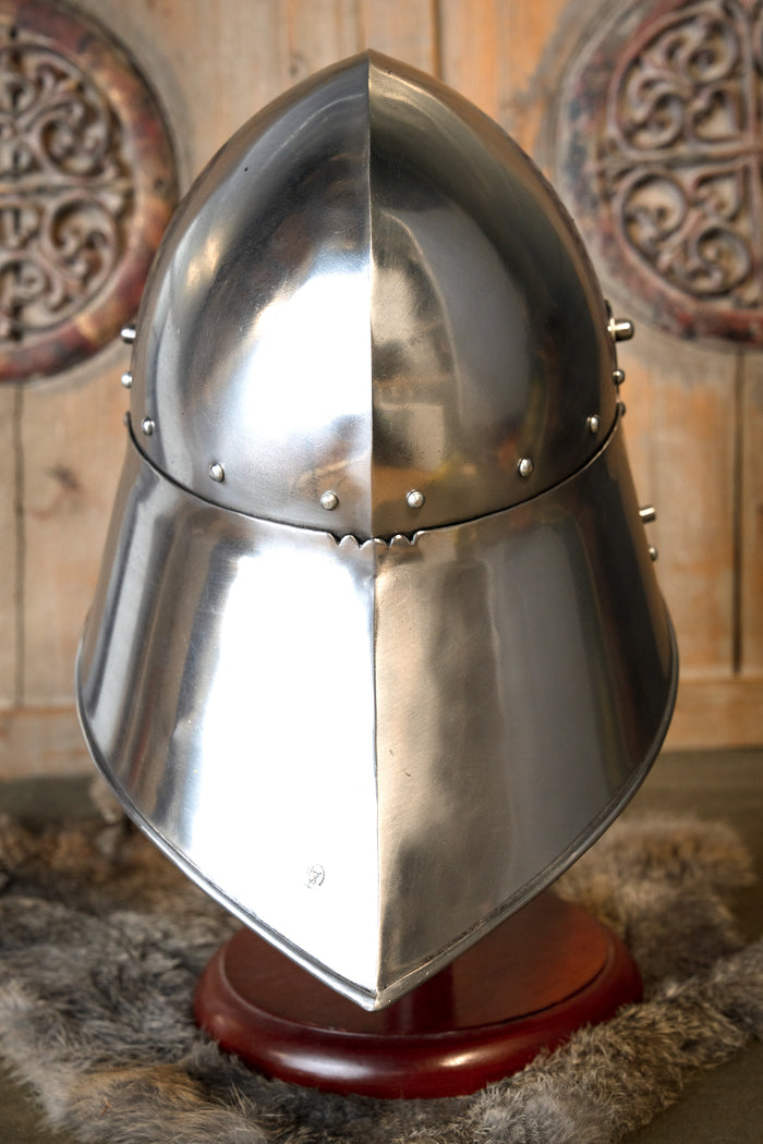 Tysk sallet Nürnberg, 2 mm (battle-ready)