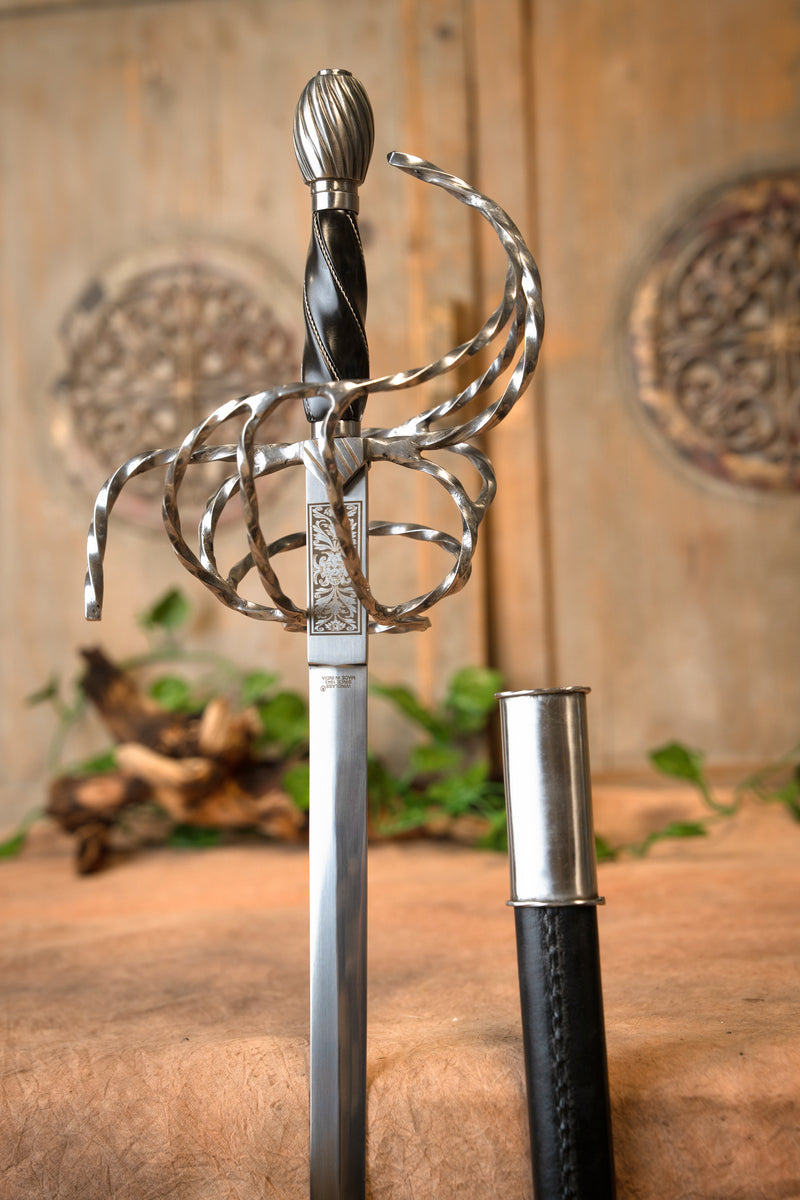 Brandenburg rapier with engravings, semi-sharp