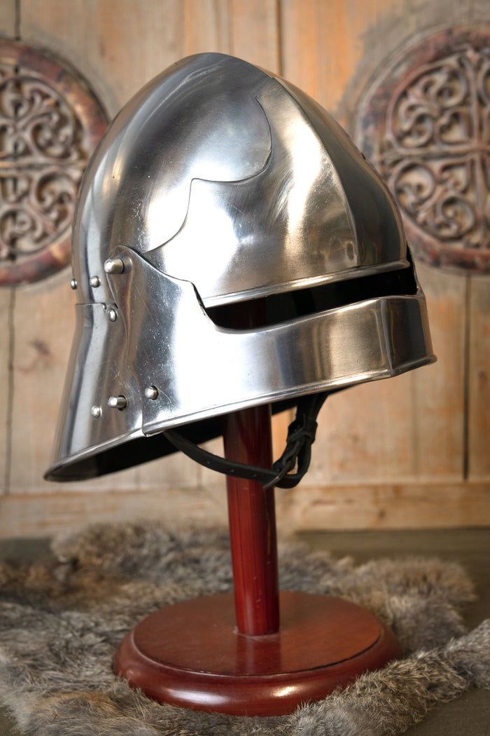 Tysk sallet Nürnberg, 2 mm (battle-ready)