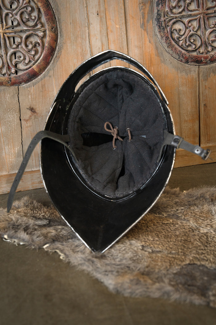 Tysk sallet Nürnberg, 2 mm (battle-ready)