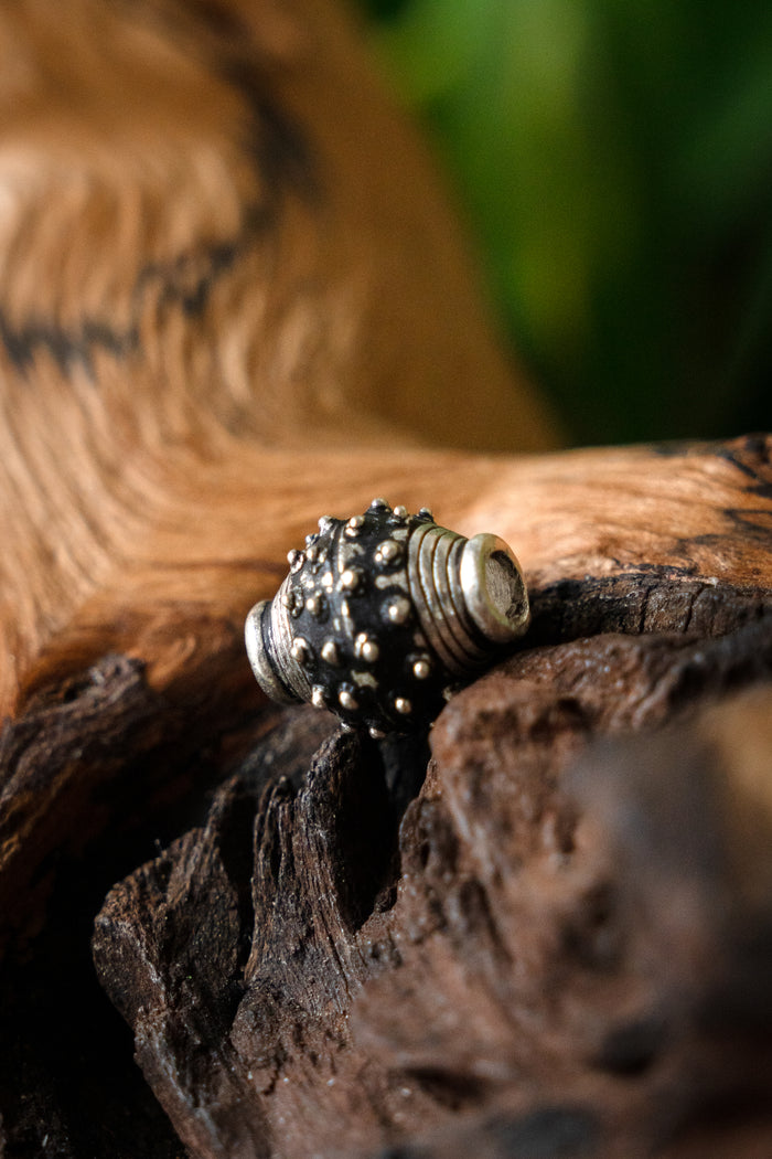 9e-10e eeuwse Viking baardkraal, verzilverd brons